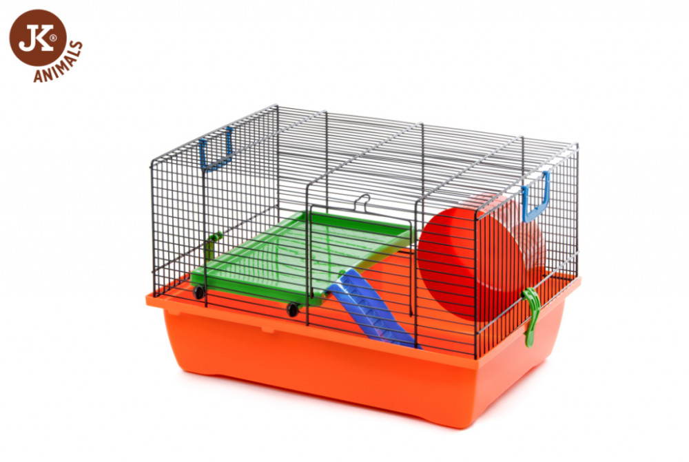 Kisállat webáruház - JK-Klec | Gino | Rágcsáló ketrec körhintával - 42x29x26 cm termékek