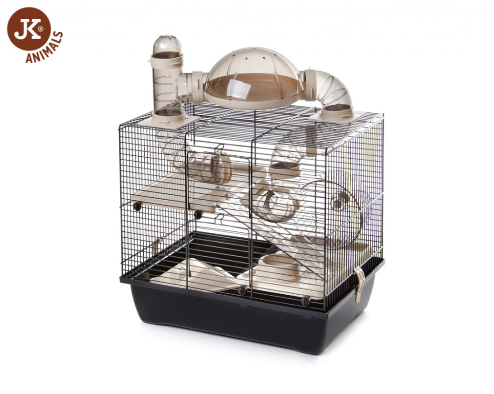 Kisállat webáruház - JK | Rocky+Taras | Rágcsáló ketrec | Bézs - 42x28x38 cm termékek