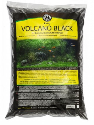 Kisállat webáruház - JK | Volcano Black | Vulkáni eredetű bioaktív fekete akváriumi aljzat - 8 L termékek