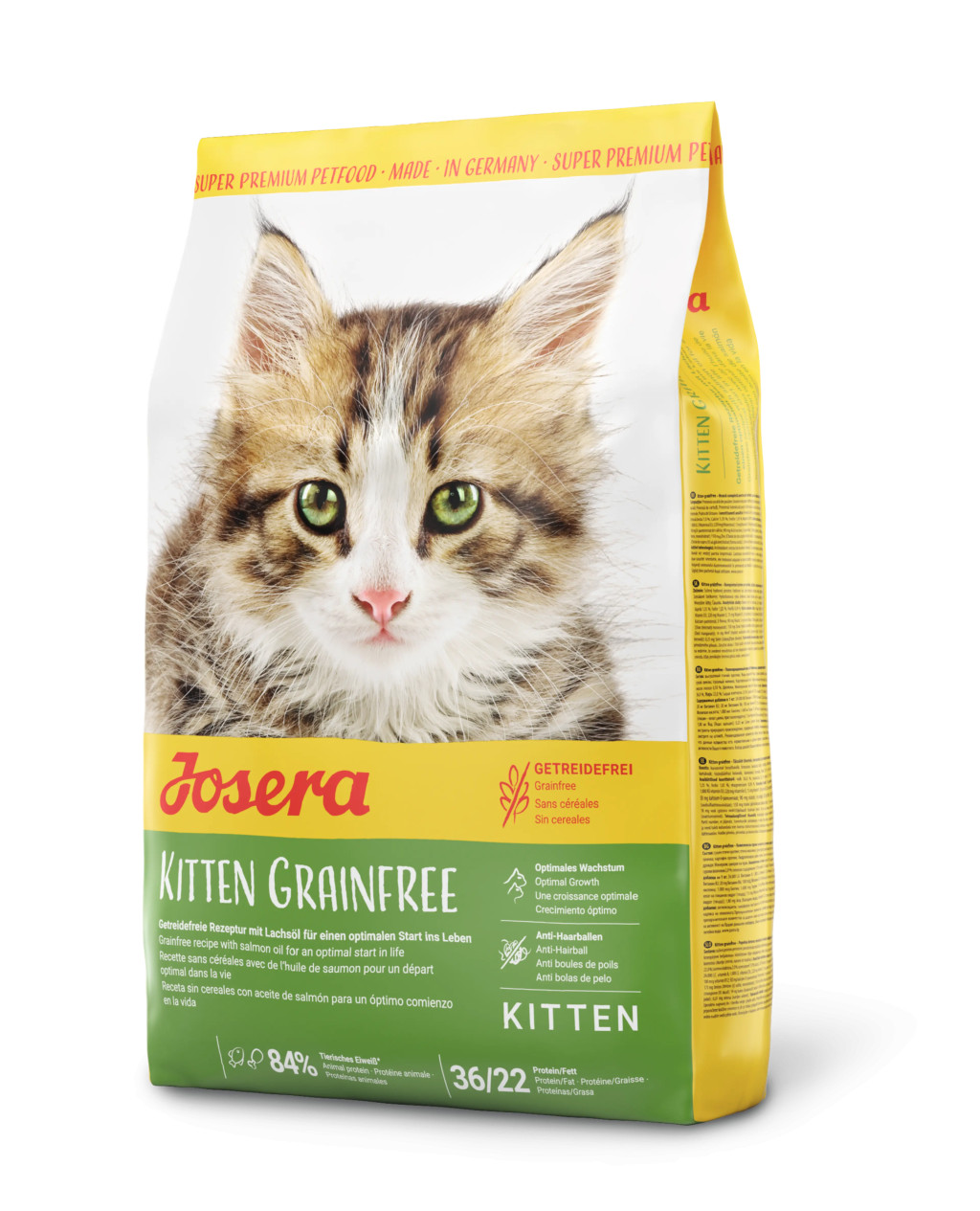Kisállat webáruház - Josera Kitten Grainfree | Gabonamentes prémium száraz macskatáp kölyök, vemhes és szoptató macskáknak – 2 kg termékek