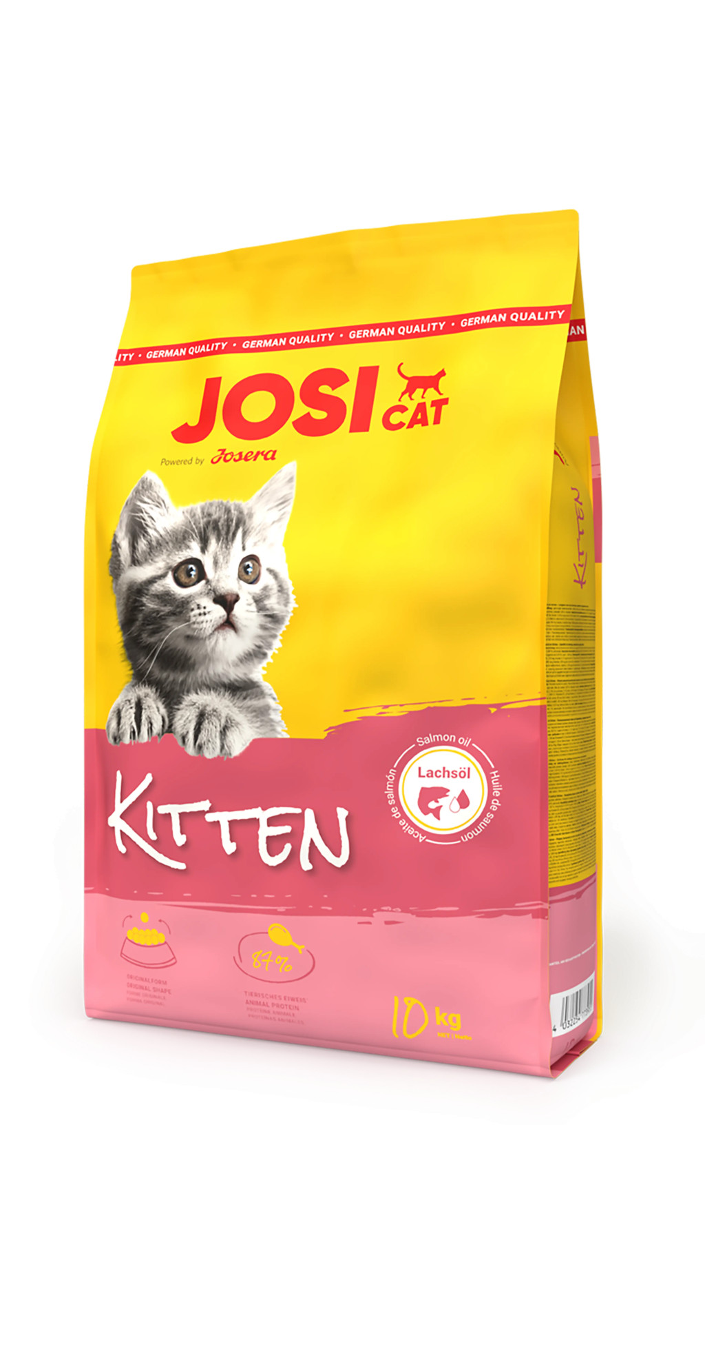 Kisállat webáruház - JosiCat Kitten | Prémium száraz macskatáp kölyök- és vemhes/szoptató macskák számára - 10 kg termékek