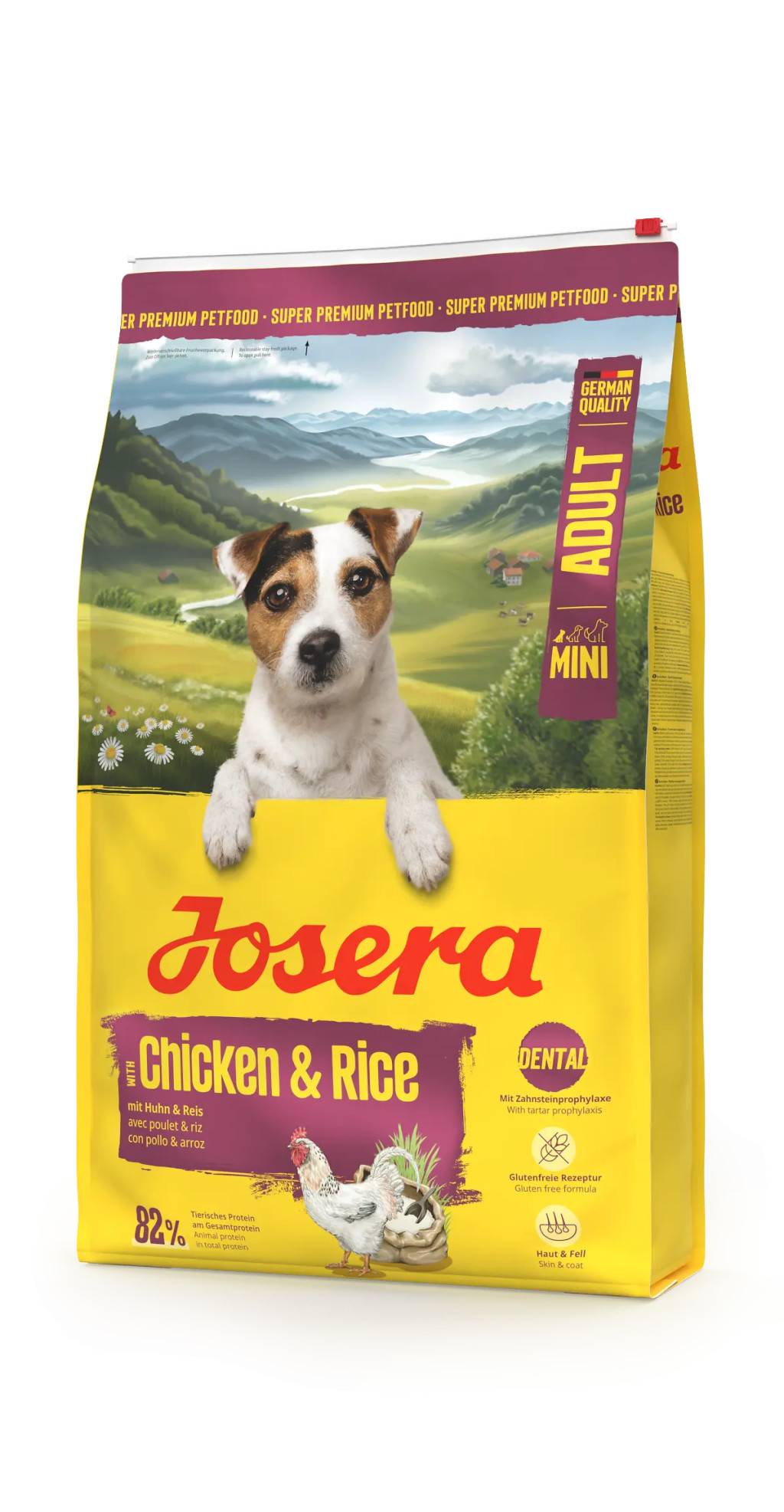 Kisállat webáruház - JosiDog Mini Chicken & Rice | Gluténmentes kistestű kutyatáp csirkehússal és rizzsel - 10 kg termékek