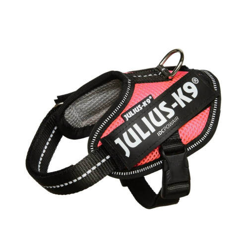 Kisállat webáruház - Julius-K9 | IDC Powair | Hám (pink,felirat) kutyák részére - 2XS termékek