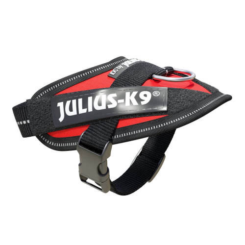 Kisállat webáruház - Julius-K9 | IDC Powair Harness | Hám (piros,felirattal) kutyák részére - 3 XS termékek