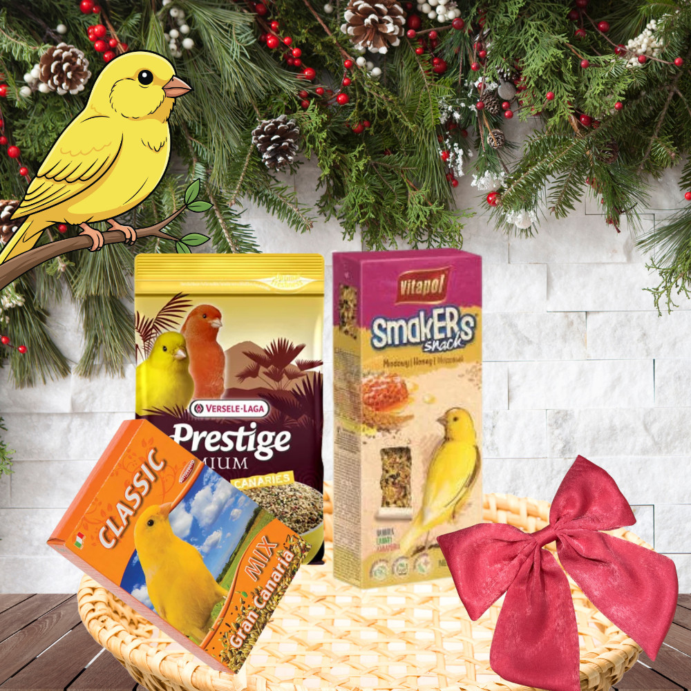 Kisállat webáruház - Karácsonyi Ajándékcsomag Kanáriknak I Canary Classic Feast Box – Kanári Klasszikus Lakoma termékek