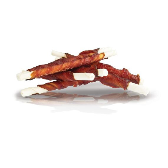 Kisállat webáruház - KidDog |Mixed Chewing Rolls - jutalomfalat - kacsa, bivalybőr keverék kutyák részére - 500g - 8mm, 12cm termékek