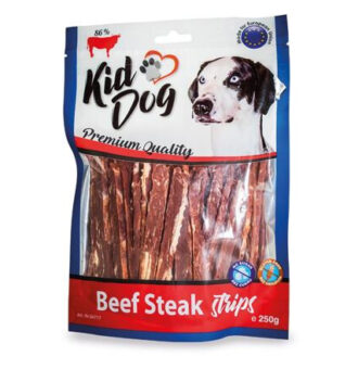 Kisállat webáruház - KidDog | Steak Strips | Kutyáknak | Jutalomfalat | Marha - 500 g termékek