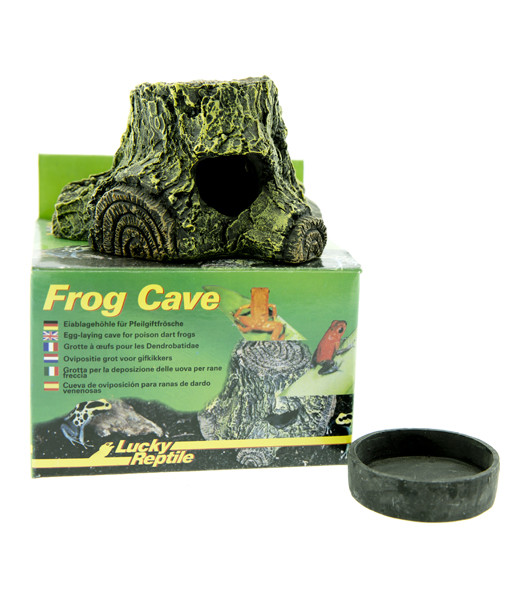 Kisállat webáruház - Lucky Reptile | Frog Cave approx 12.5x11.5x7cm - búvóhely békáknak és kisebb kétéltűeknek termékek