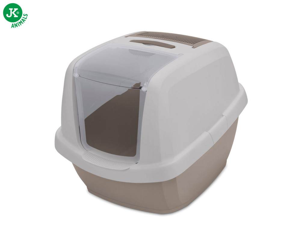 Kisállat webáruház - MADDY JUNIOR | Macska WC - bézs - 57×43×41 cm termékek