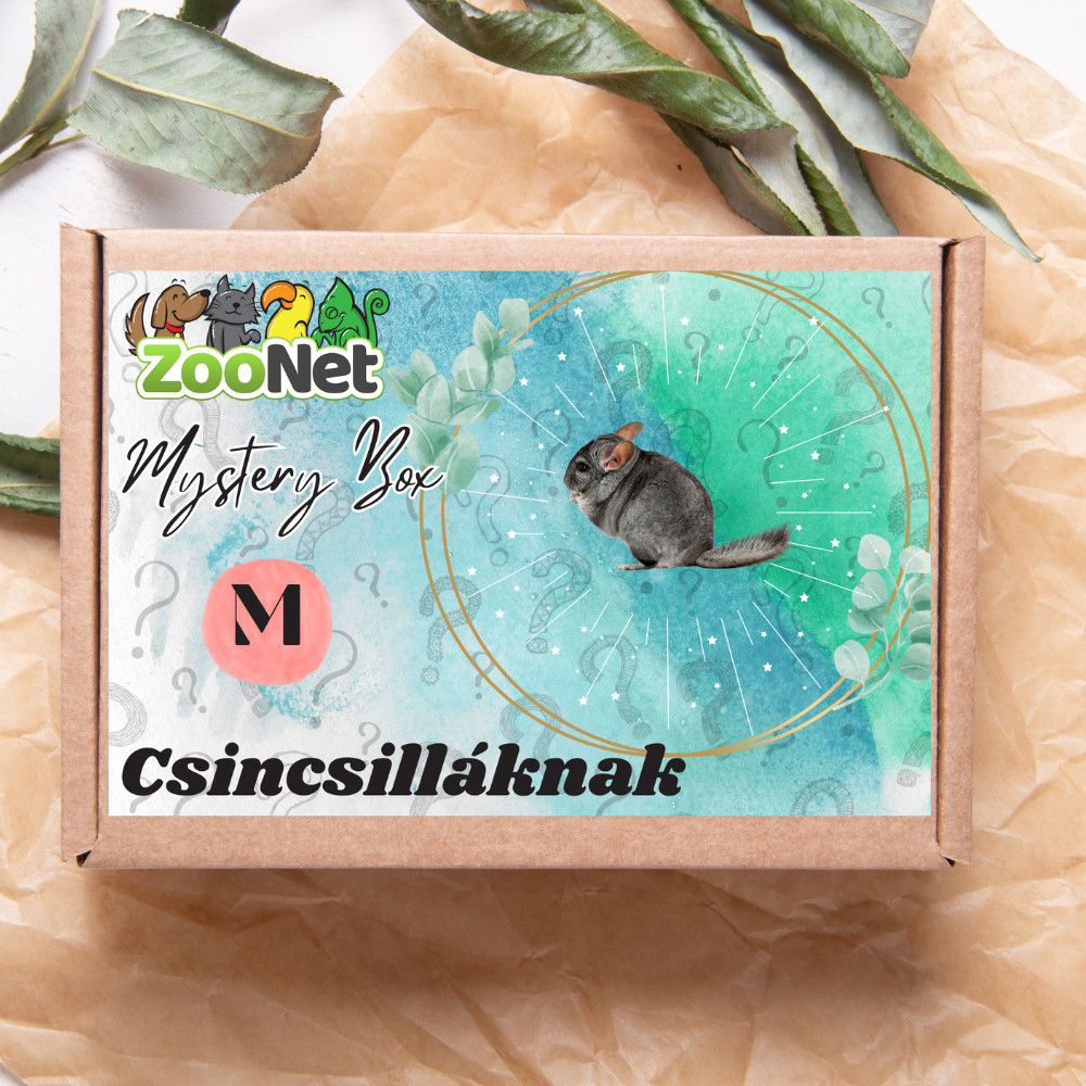 Kisállat webáruház - Mystery Box ajándékdoboz Csincsilláknak– M termékek