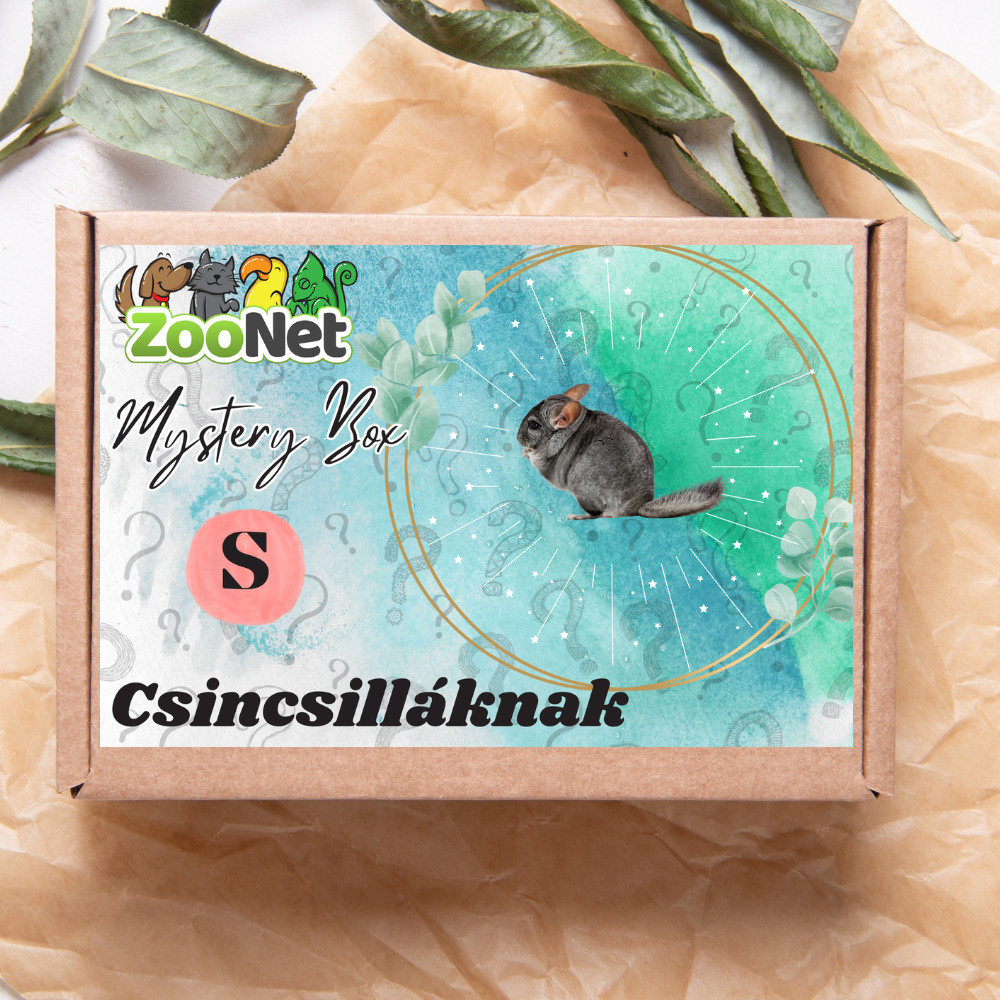 Kisállat webáruház - Mystery Box ajándékdoboz Csincsilláknak– S termékek