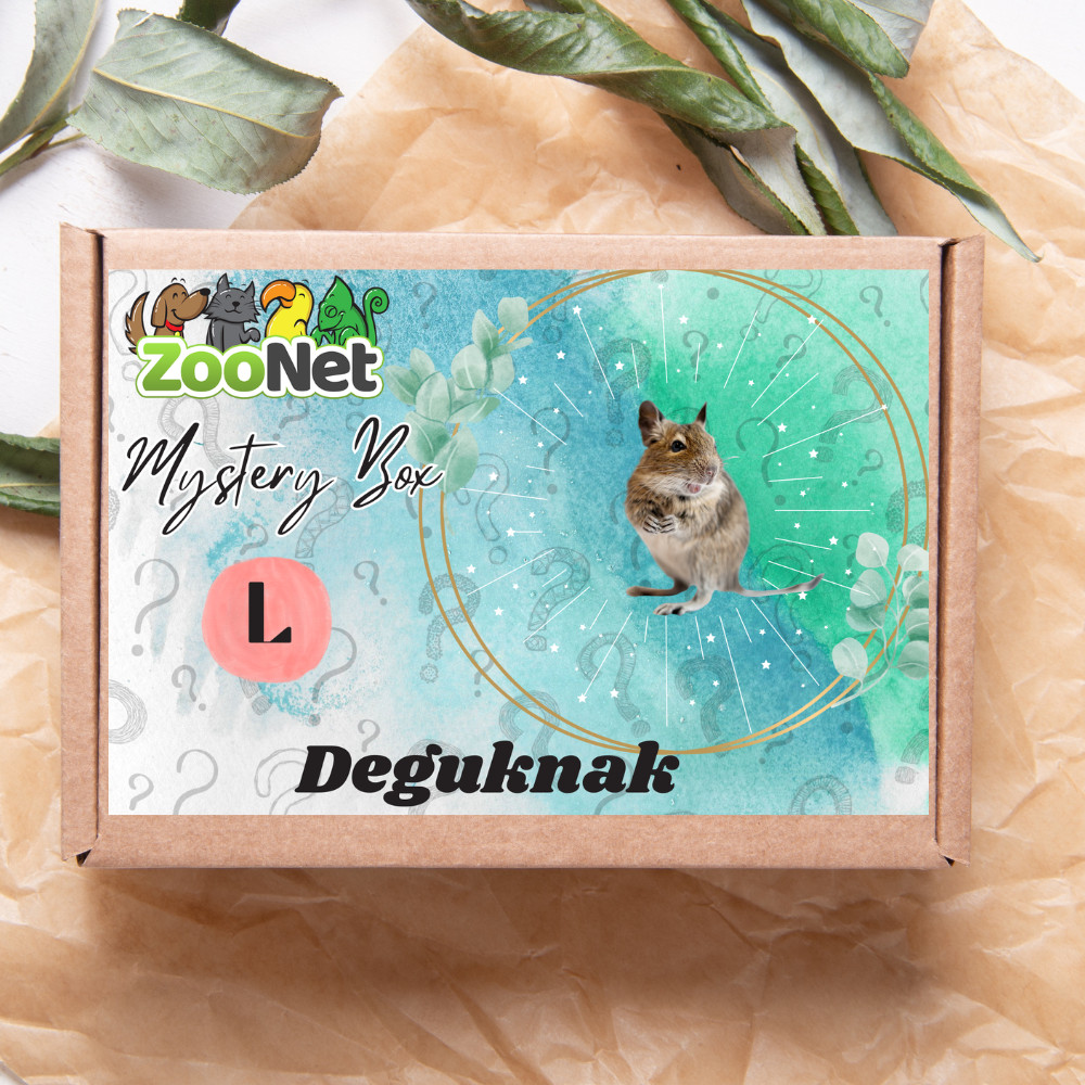 Kisállat webáruház - Mystery Box ajándékdoboz Deguknak– L termékek