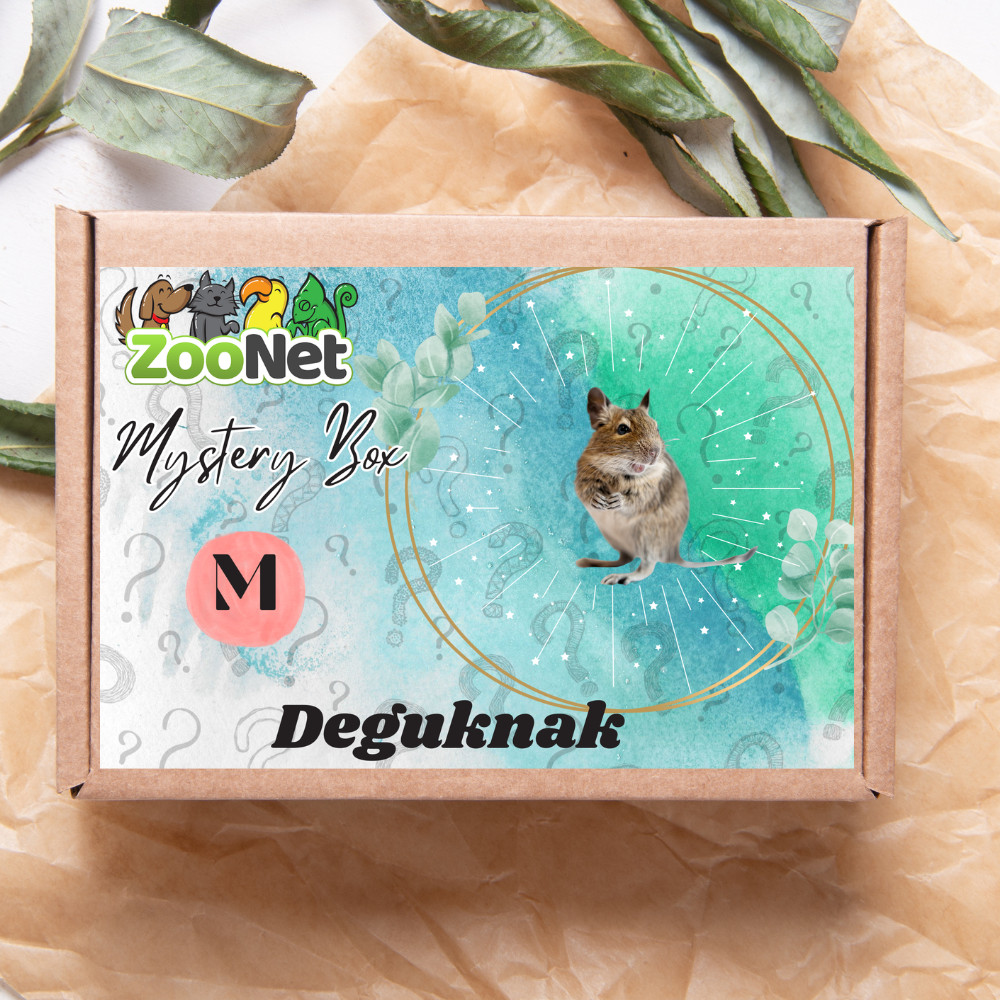 Kisállat webáruház - Mystery Box ajándékdoboz Deguknak– M termékek