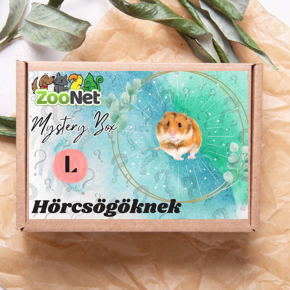 Kisállat webáruház - Mystery Box ajándékdoboz Hörcsögöknek – L termékek