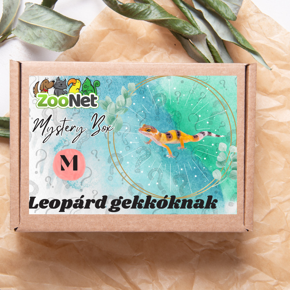 Kisállat webáruház - Mystery Box ajándékdoboz Leopárd gekkóknak – M termékek