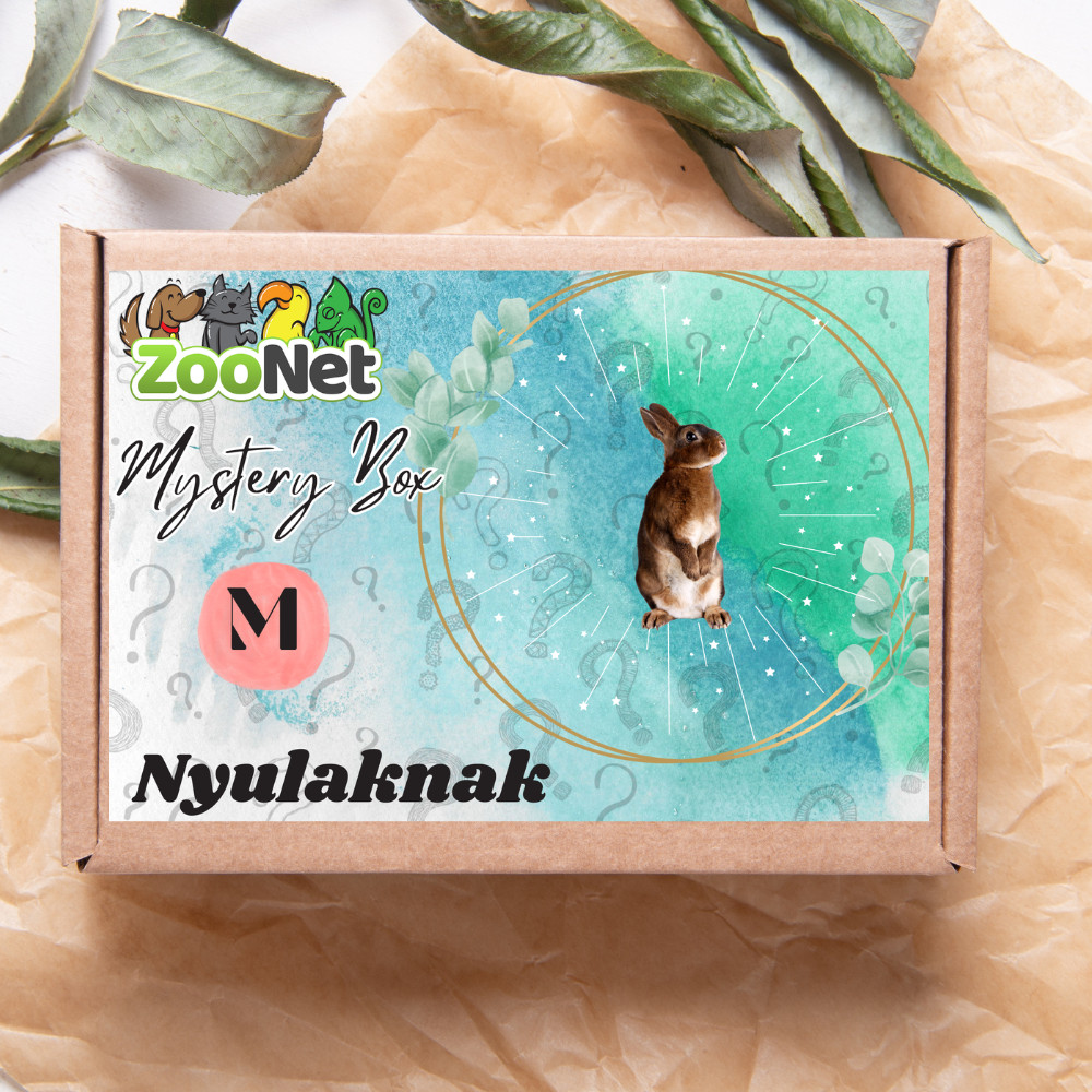 Kisállat webáruház - Mystery Box ajándékdoboz Nyulaknak – M termékek