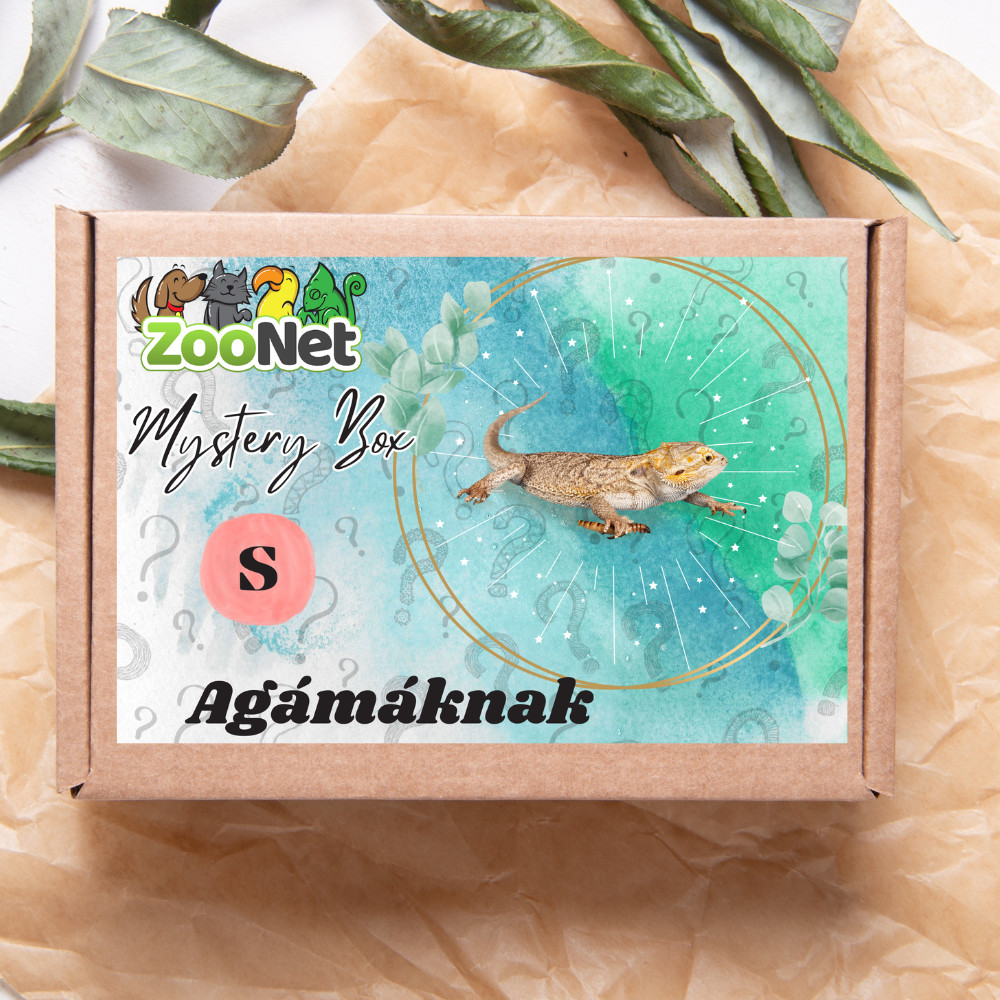 Kisállat webáruház - Mystery Box ajándékdoboz Szakállas agámáknak – S termékek