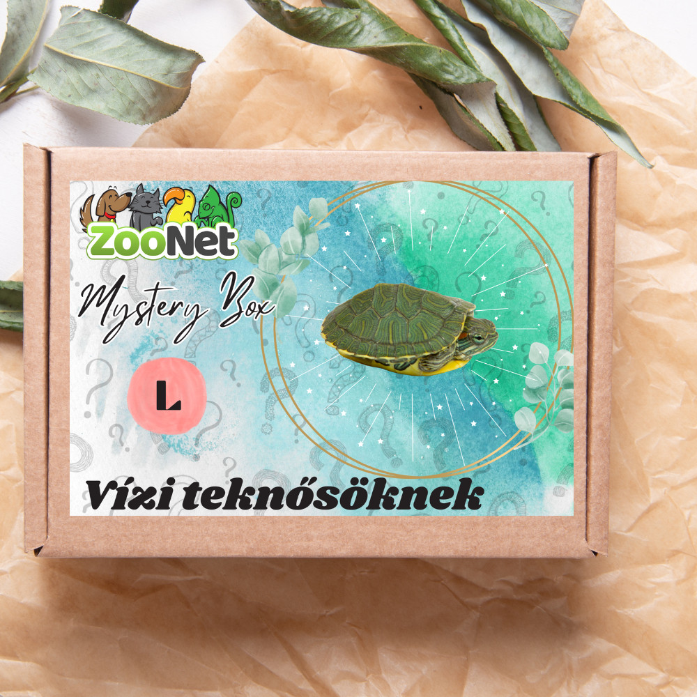 Kisállat webáruház - Mystery Box ajándékdoboz Vízi teknősöknek – L termékek