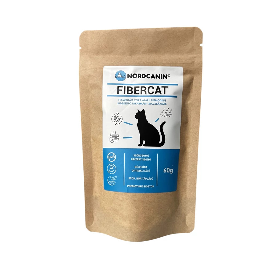 Kisállat webáruház - NORDCANIN FiberCAT 60g termékek