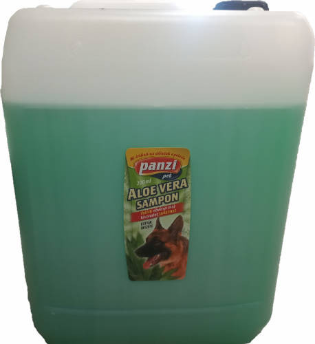 Kisállat webáruház - Panzi Sampon | Aloe Vera kutyasampon – 10 L termékek