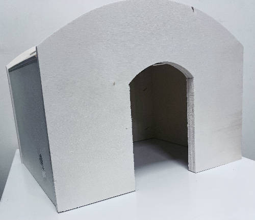 Kisállat webáruház - Panzi | nyúl-sün faház kerek tetővel termékek