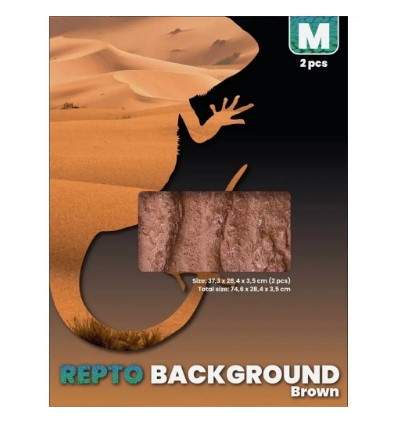 Kisállat webáruház - REPTO | BACKGROUND BROWN | Barna színű, háttér - 76x30x30 cm termékek