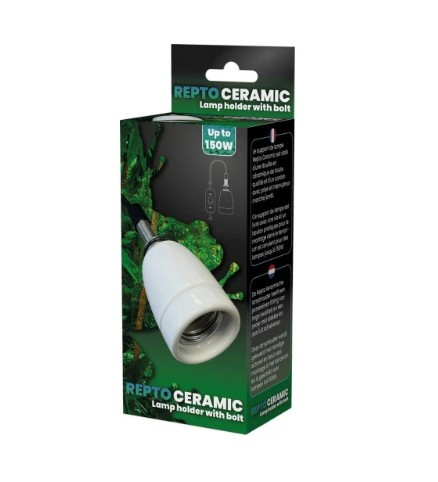 Kisállat webáruház - REPTO | CERAMIC E27 LIGHT HOLDER WITH BOLT | Lámpatartó csavarral termékek