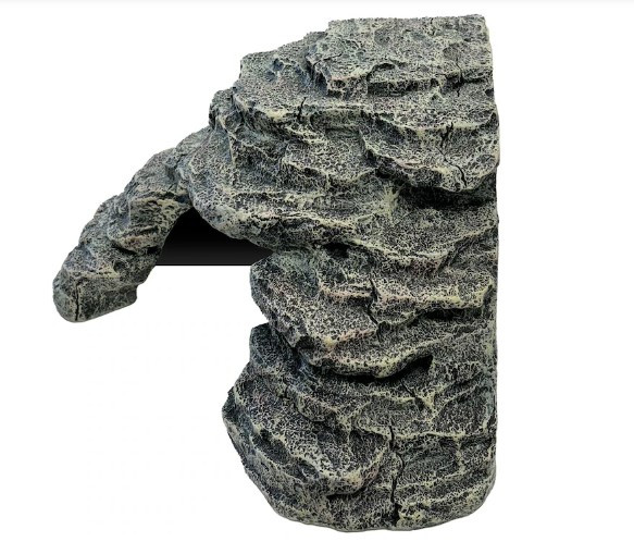 Kisállat webáruház - REPTO | DECO BASKING GREY | Búvóhely, szürke - L termékek