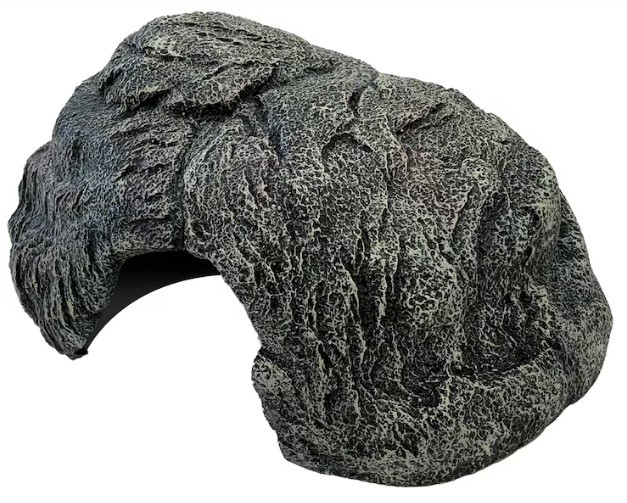 Kisállat webáruház - REPTO | DECO BASKING GREY | Búvóhely, szürke - M termékek