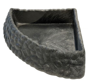 Kisállat webáruház - REPTO | DECO CORNER DISH GREY | Saroktál, szürke - XL termékek