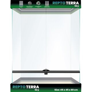 Kisállat webáruház - REPTO TERRA | SKY | Terrárium - 45X45X60 cm termékek