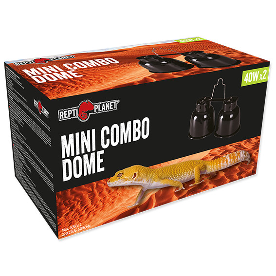 Kisállat webáruház - Repti Planet Mini Combo Dome | Dupla kerámia lámpabúra - 2 x 40W termékek