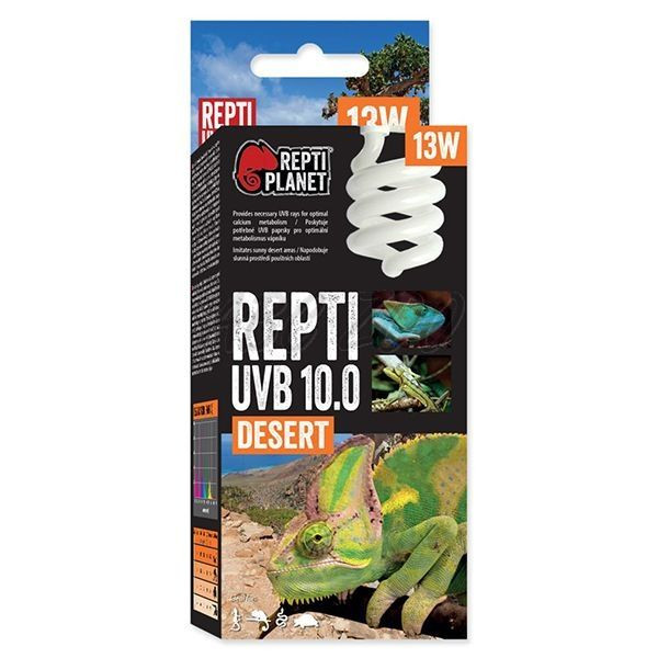 Kisállat webáruház - Repti Planet REPTI UV-B 10% (10.0) izzó - 13 W termékek