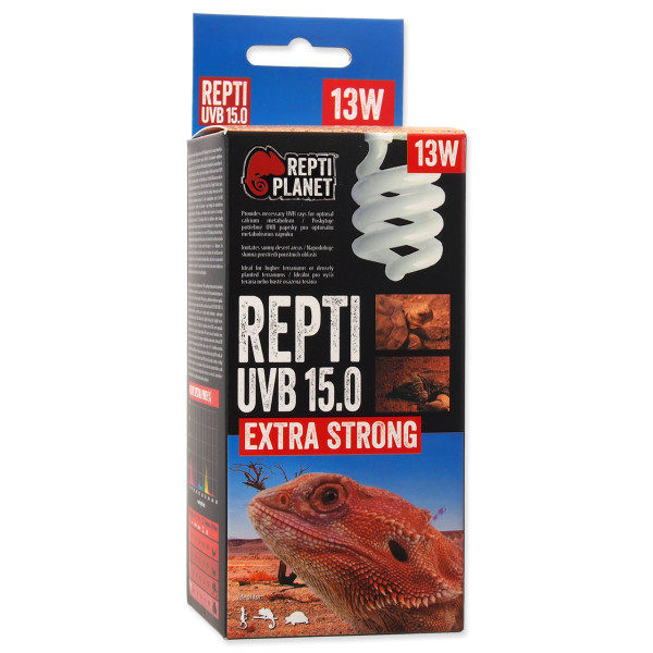 Kisállat webáruház - Repti Planet REPTI UV-B 15% (15.0) izzó - 13 W termékek