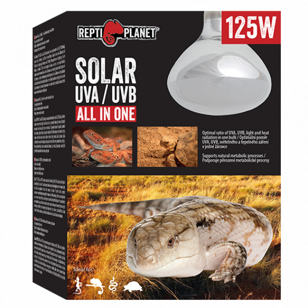 Kisállat webáruház - Repti Planet Solar UVA/UVB | UVA/UVB fény- és hősugárzó izzó - 125 W termékek