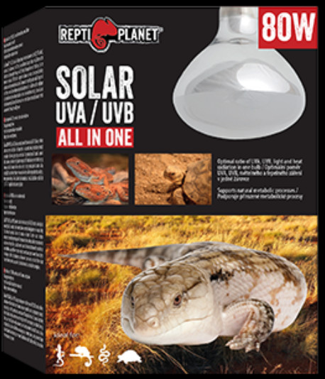 Kisállat webáruház - Repti Planet Solar UVA/UVB | UVA/UVB fény- és hősugárzó izzó - 80 W termékek