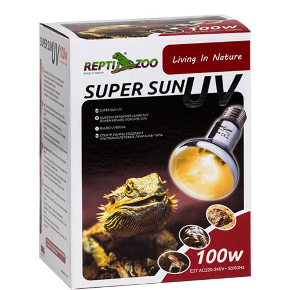 Kisállat webáruház - Repti Zoo Super Sun | All in one melegítő izzó - 100 W termékek