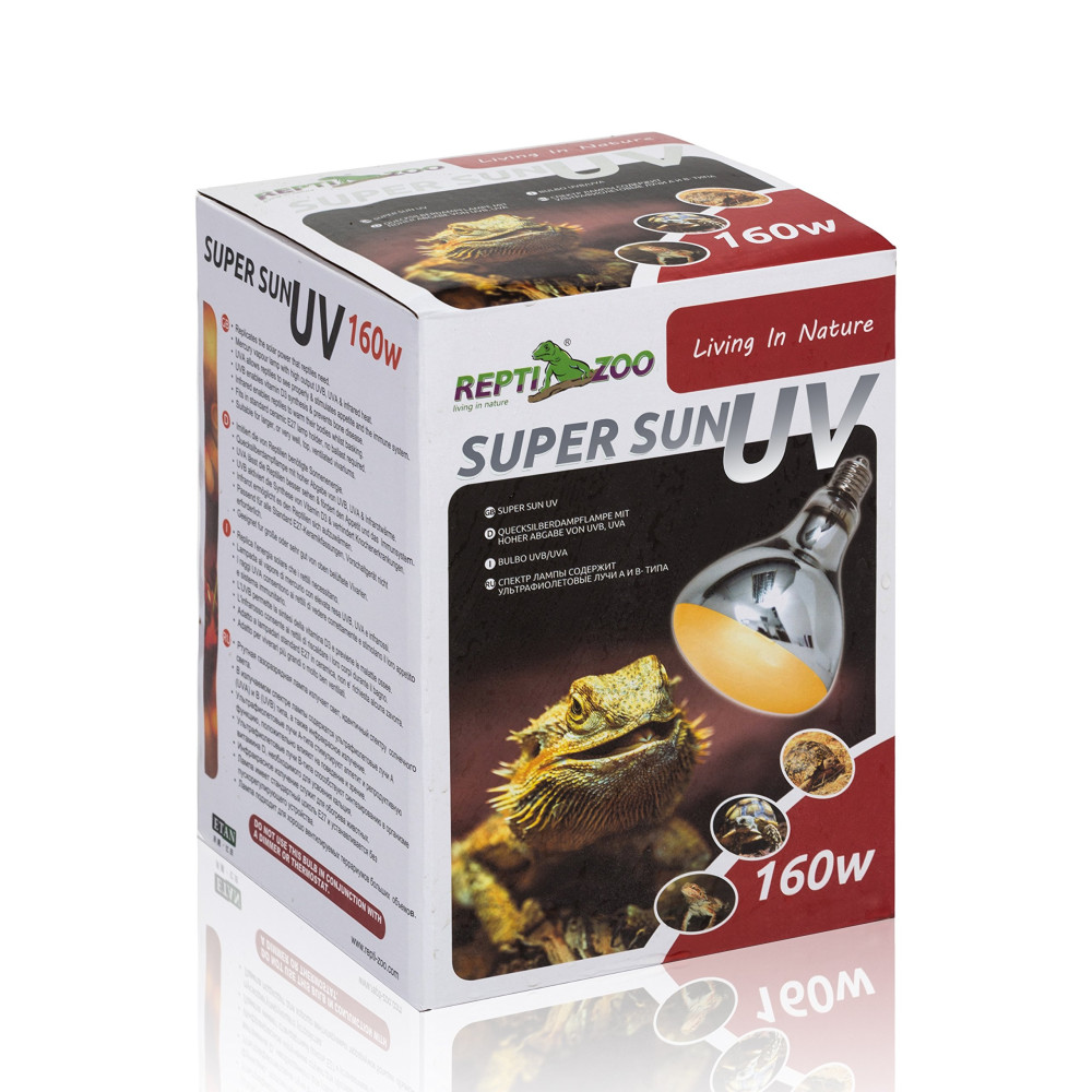Kisállat webáruház - Repti Zoo Super Sun | All in one melegítő izzó - 160 W termékek