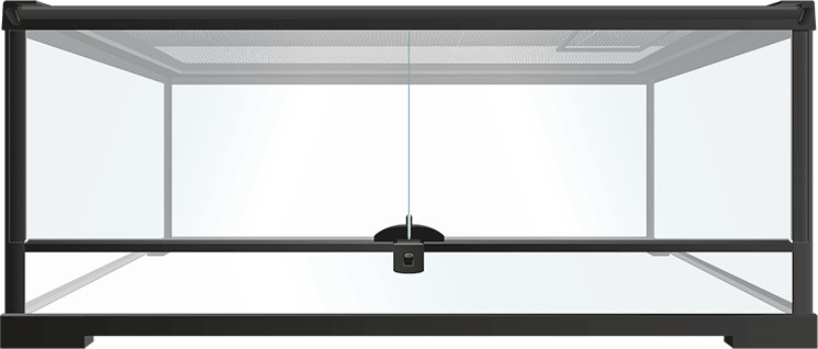 Kisállat webáruház - Repto Terra Earth M | Áttetsző üveg terrárium - 76 x 30 x 30 cm termékek