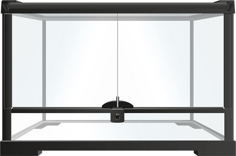 Kisállat webáruház - Repto Terra Earth S | Áttetsző üveg terrárium - 51 x 25 x 30 cm termékek