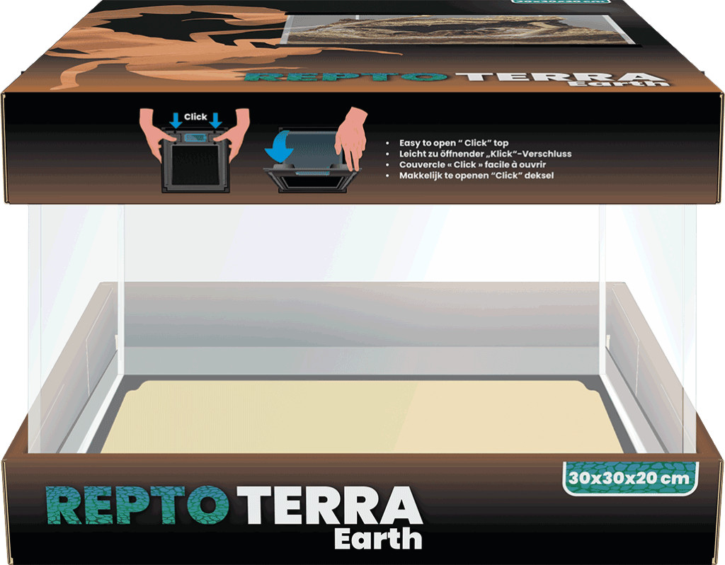 Kisállat webáruház - Repto Terra Earth terrárium | 30×30×20 cm termékek
