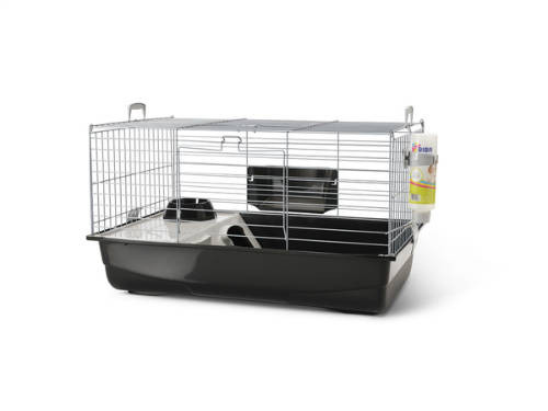 Kisállat webáruház - SAVIC | Nero 2 Ketrec - ezüst-fekete színben 80x50x47cm termékek