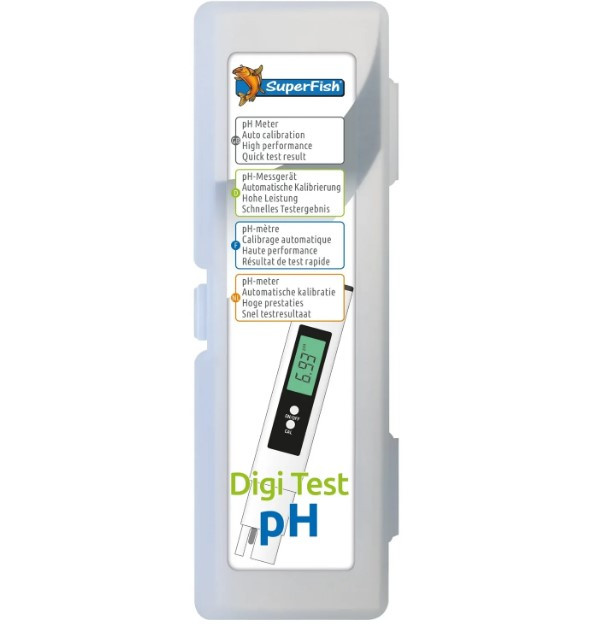 Kisállat webáruház - SUPERFISH | DIGI TEST PH | pH-mérő akváriumokhoz és tavakhoz termékek