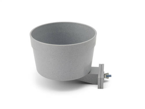 Kisállat webáruház - Savic Crock Giant | Itatótál (szürke) ketrecre rögzíthető - 15x15x12 cm termékek