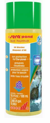 Kisállat webáruház - Sera Pond Bio Humin | Természetes huminsavas vízkezelő és árnyékoló kerti tavakba – 500 ml termékek