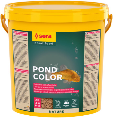 Kisállat webáruház - Sera Pond Color Sticks | Színfokozó úszó táprudak kerti tavi halak részére – 3,8 l termékek