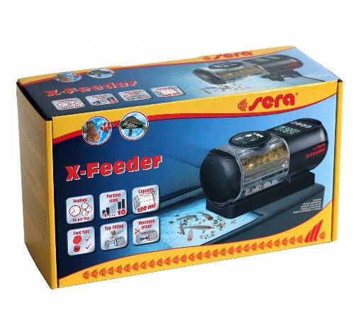 Kisállat webáruház - Sera X-Feeder | Programozható automata haletető akváriumokhoz – 120 ml termékek