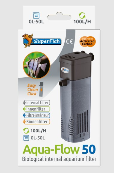 Kisállat webáruház - SuperFish | AQUAFLOW 50 FILTER | Belső szűrő - 100 L/H termékek