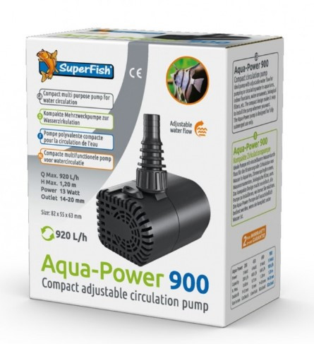 Kisállat webáruház - SuperFish | AQUAPOWER 900 | Akváriumi szivattyú - 920 l/h termékek