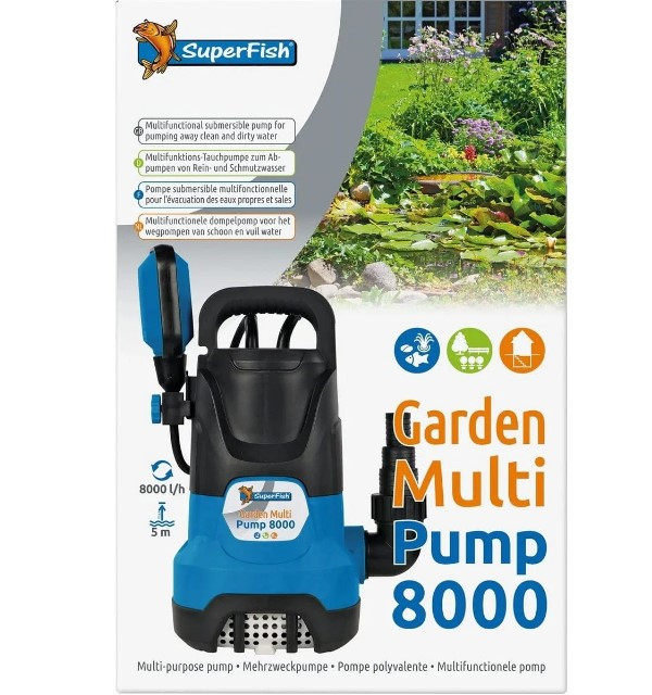 Kisállat webáruház - SuperFish | GARDEN MULTI PUMP | Multi szivattyú - 8000 termékek